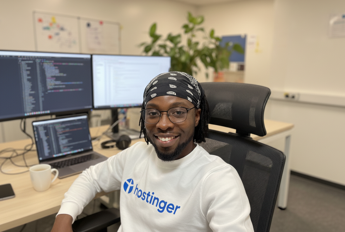 KPEGO N'Drin Roger à son poste de travail